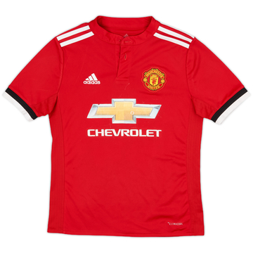 2017-18 Manchester United Maillot Domicile - 5/10 - (M.Boys)