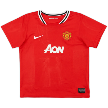 2011-12 Manchester United Maillot domicile - 7/10 - (7-8 ans)