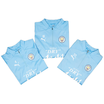 2023-24 Manchester City Haut de pluie 1/4 Zip version joueur # - 7/10