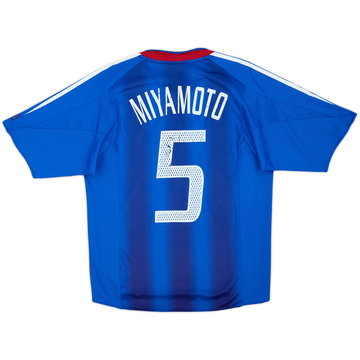2004-06 Japan Maillot Domicile Miyamoto #5 - 5/10 - (S)