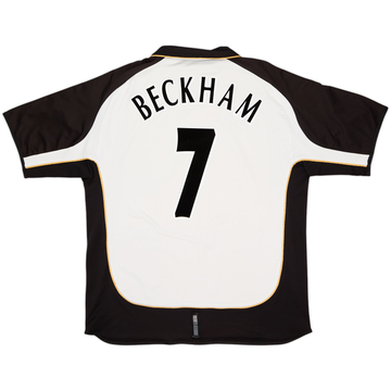 2001-02 Manchester United Maillot extérieur/troisième Centenaire Beckham #7 - 5/10 - (XXL)