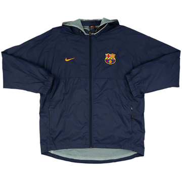 2000-01 Barcelona Nike Veste de survêtement à capuche - 5/10 - (L)