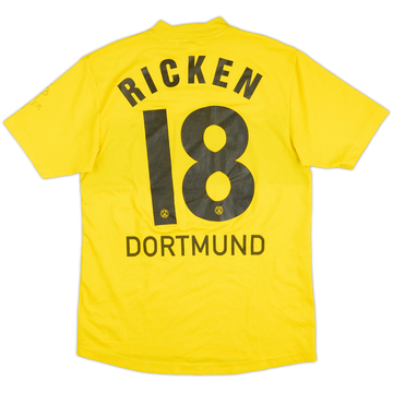 2002-03 Borussia Dortmund Maillot Domicile Ricken #18 - 4/10 - (S)