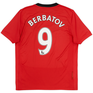 2009-10 Manchester United Maillot Domicile Berbatov #9 - 6/10 - (M)