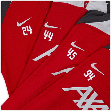 2023-24 Liverpool Haut d'entraînement 1/4 zippé version joueur 9/10 (XL)