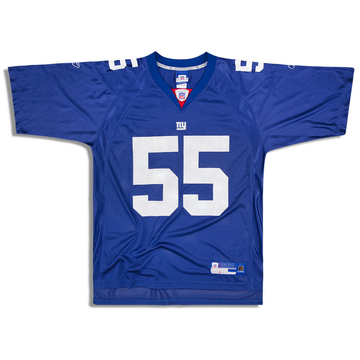 2006 New York Giants Arrington #55 Reebok On Field Maillot (Domicile) L