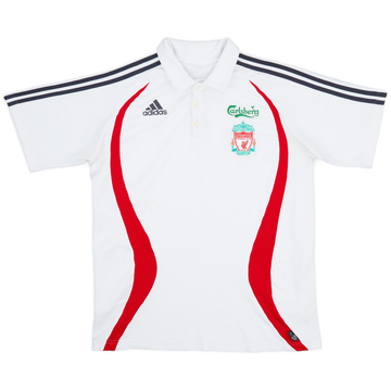 2006-07 Liverpool adidas Polo - 9/10 - (L)