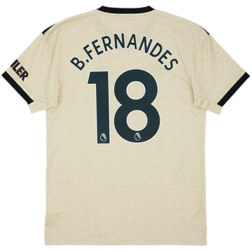 2019-20 Manchester United Maillot extérieur B.Fernandes #18 - 10/10 - (M)