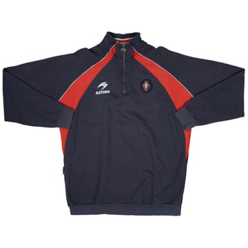 2000-01 Osasuna Astore Haut d'entraînement 1/4 zip - 7/10 - (L)