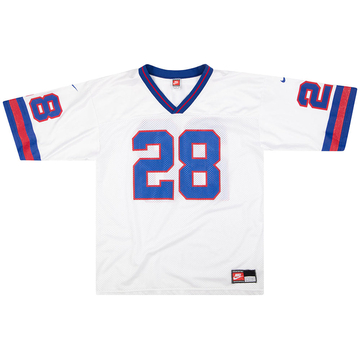 1995-98 New York Giants Wheatley #28 Nike Maillot (Extérieur) XL