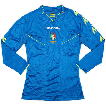 2013-14 Italy Diadora Maillot arbitre manches longues - 6/10 - (M)