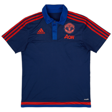 2015-16 Manchester United adidas Polo - 8/10 - (S)