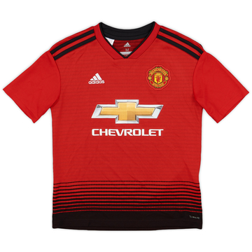 2018-19 Manchester United Maillot domicile - 8/10 - (M.Boys)