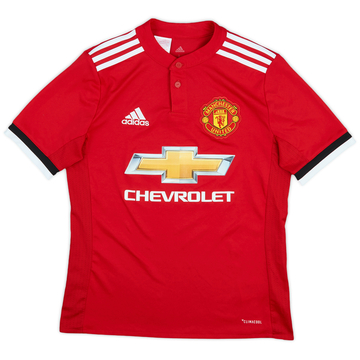 2017-18 Manchester United Maillot domicile - 9/10 - (L.Boys)
