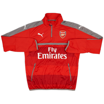 2014-15 Arsenal Puma Haut d'entraînement 1/4 Zip - 9/10 - (L)