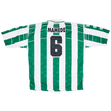 1999-00 Vitória de Setúbal Maillot domicile porté en match Mamede #6