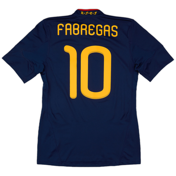 2010-11 Spain Maillot extérieur Fabregas #10 (S)