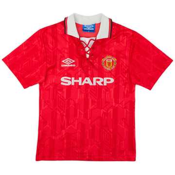 1992-94 Maillot domicile Manchester United - 8/10 - (Garçons L)