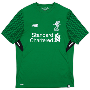 2017-18 Liverpool '125 Years' GK S/S Maillot - 8/10 - (S)