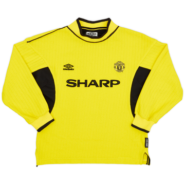 1999-00 Manchester United Maillot GK - 9/10 - (XL.Boys)