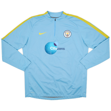 2016-17 Manchester City Haut d'entraînement 1/4 zip Nike version joueur - 7/10 - (XL)