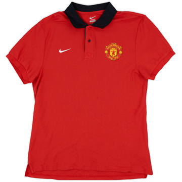 2012-13 Manchester United Nike Polo - État 9/10 - (L)
