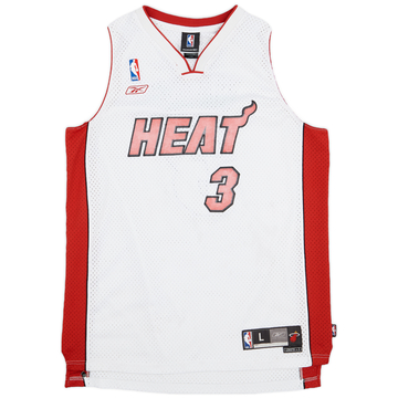 2004-06 Miami Heat Wade #3 Reebok Swingman Maillot Domicile - 5/10 - (L)