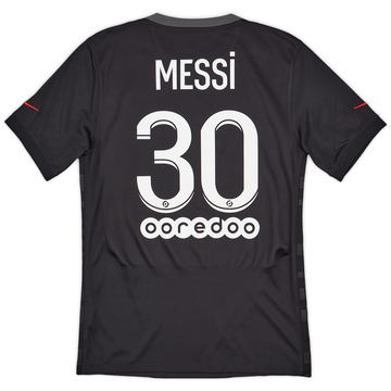 2021-22 Paris Saint-Germain Maillot Third Messi #30 - 6/10 - (S)