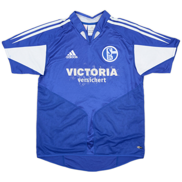 2004-05 Schalke Maillot Domicile - 5/10 - (XL Garçon)