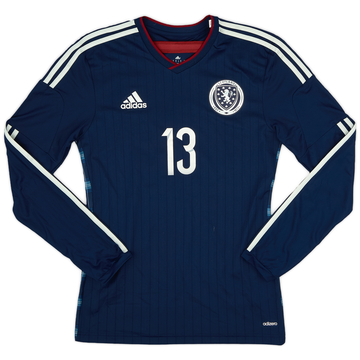 2014-15 Scotland Maillot Domicile ML Version Joueur #13 - 10/10 - (S)