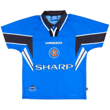 1996-98 Manchester United Troisième Kit Complet - 8/10 - (L.Boys)