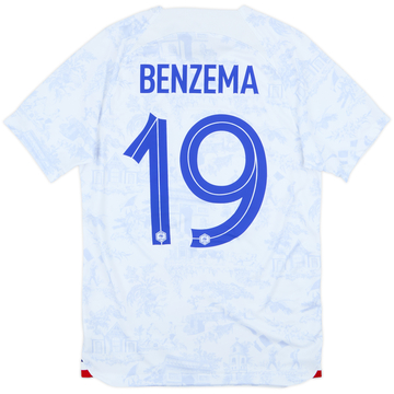 2022-23 France Maillot extérieur Benzema #19 - 8/10 - (S)
