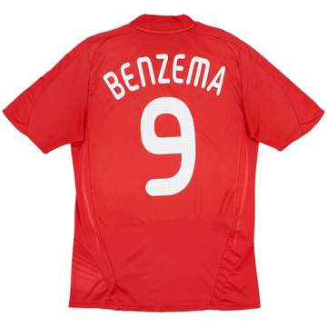 2007-08 France Maillot extérieur Benzema #9 - 5/10 - (S)