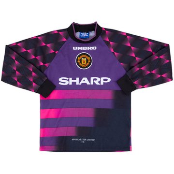 1996-97 Manchester United Maillot GK - 5/10 - (Y)