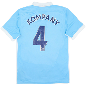 2015-16 Manchester City Maillot domicile Kompany #4 - 7/10 - (S)