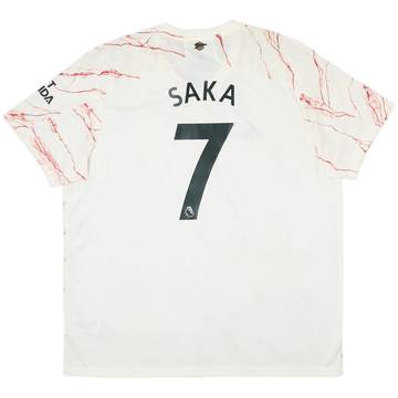 2020-21 Arsenal Maillot extérieur Saka #7 (XXL)