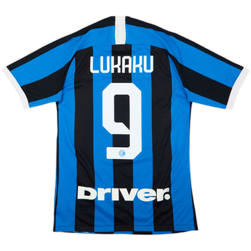 2019-20 Inter Milan Maillot Domicile Authentique Lukaku #9 - 7/10 - (S)