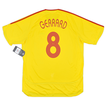 2006-07 Liverpool Maillot Extérieur Gerrard #8 (XL)