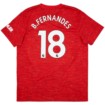 2020-21 Manchester United Maillot domicile B.Fernandes #18 - 10/10 - (XL)