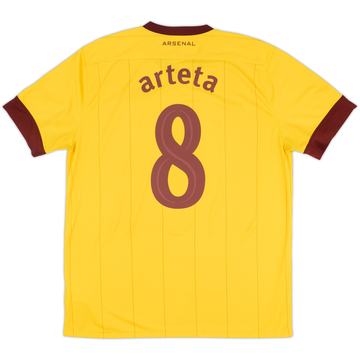 2010-13 Arsenal Maillot extérieur Arteta #8 - 6/10 - (L)