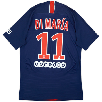 2018-19 Paris Saint-Germain Maillot Domicile Authentique Di Maria #11 - 6/10 - (S)