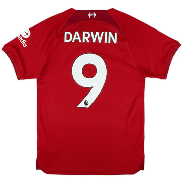 2022-23 Liverpool Maillot Domicile Darwin #9 - 9/10 - (XS)