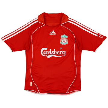 2006-08 Liverpool Maillot Domicile - 5/10 - (XL.Boys)