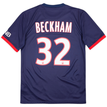 2013-14 Paris Saint-Germain Maillot Domicile Beckham #32 - 8/10 - (S)