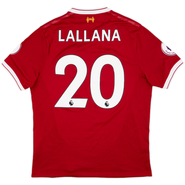 2017-18 Liverpool 125 ans Maillot Domicile Lallana #20 - 6/10 - (M)