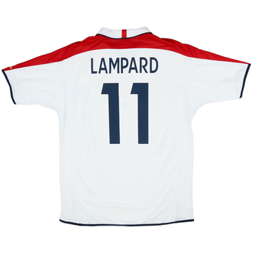2003-05 Angleterre Maillot domicile Lampard #11 - 5/10 - (XL)