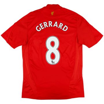2008-10 Liverpool Maillot Domicile Gerrard #8 - 9/10 - (S)