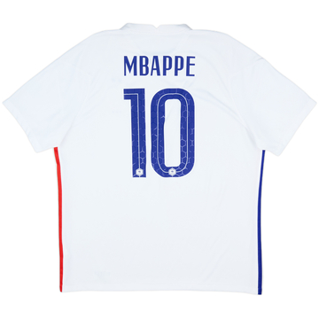 2020-21 France Maillot extérieur Mbappé #10