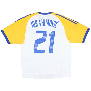 2002-04 Sweden Maillot extérieur Ibrahimovic #21 - 7/10 - (M)