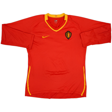 2008-09 Belgium maillot domicile ML version joueur - 6/10 - (XXL)